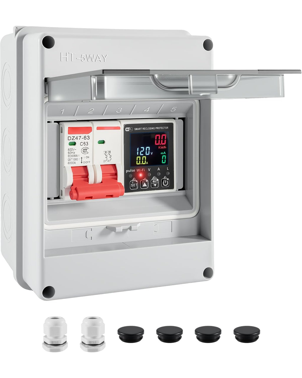 63A Power Consumption Monitoring Circuit Breaker L7177
