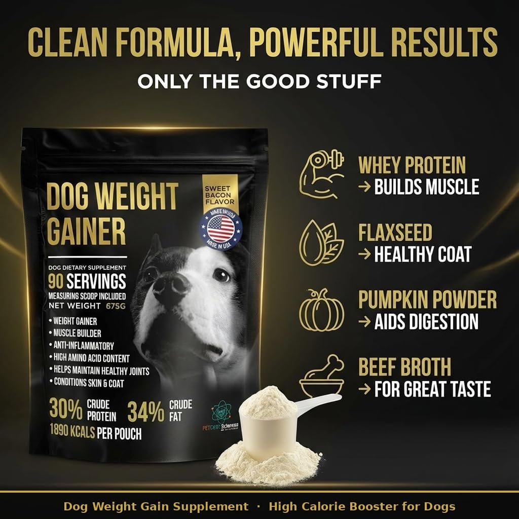 High Calorie Dog Weight Gainer 90 Servings 1.5 lbs Z25289
