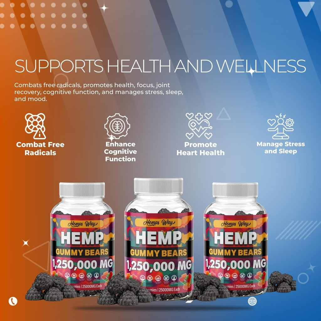 Organic Hemp Gummies Supplement W774