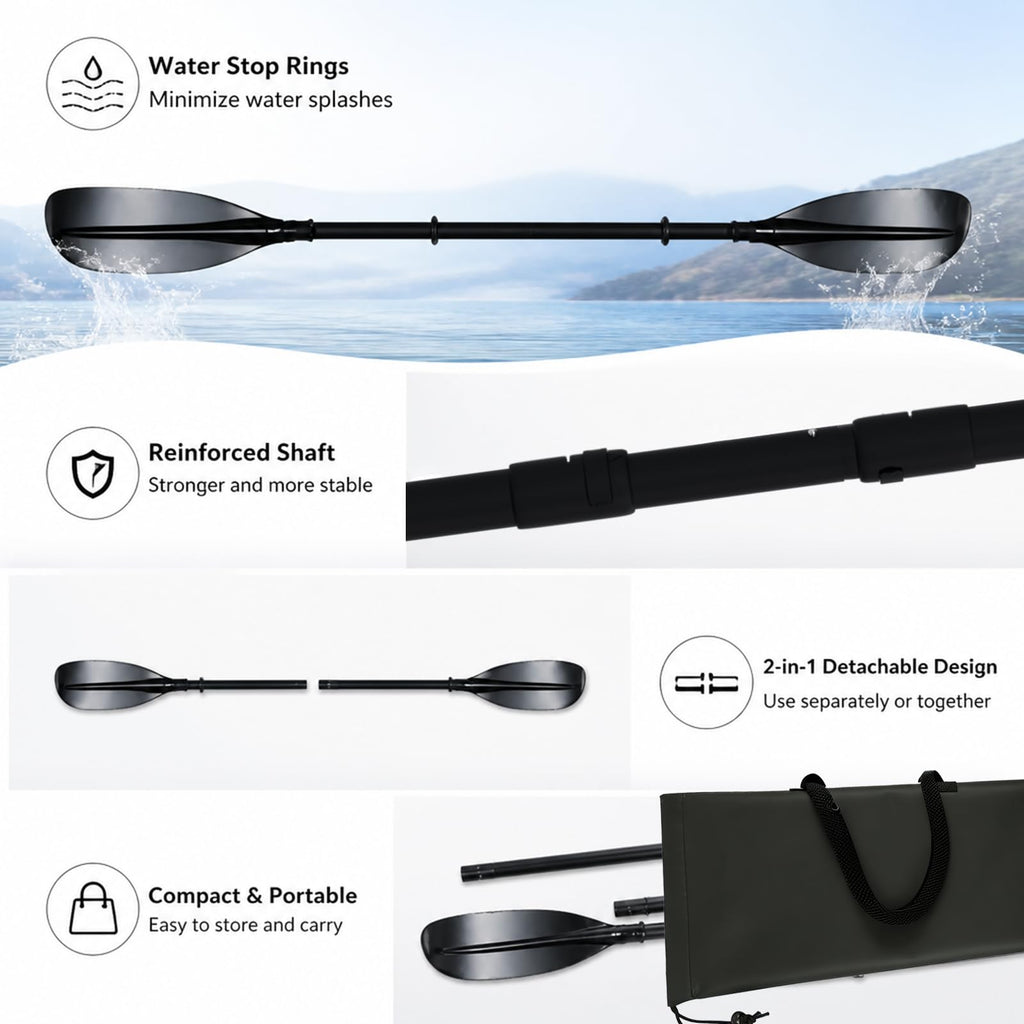 Heavy Duty Portable Kayak Paddle with Non-Slip Grip B901400