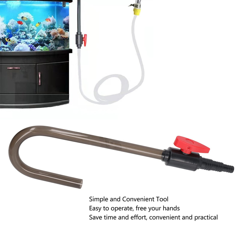 Aquarium Water Filler Tube Auto Top Off Refiller Pipe with Control Valve Q995