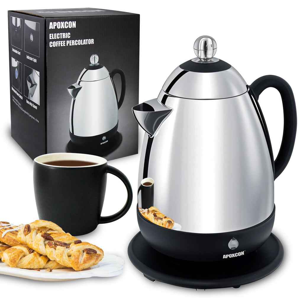 Electric Stainless Steel Coffee Percolator 10 Cup J5574