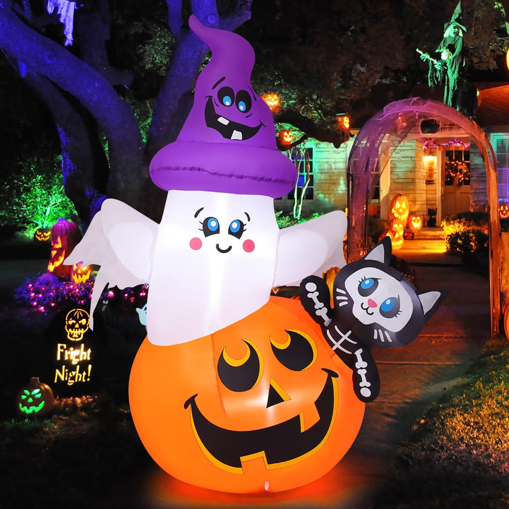 5 FT Halloween Inflatables with Built-in LEDs R967