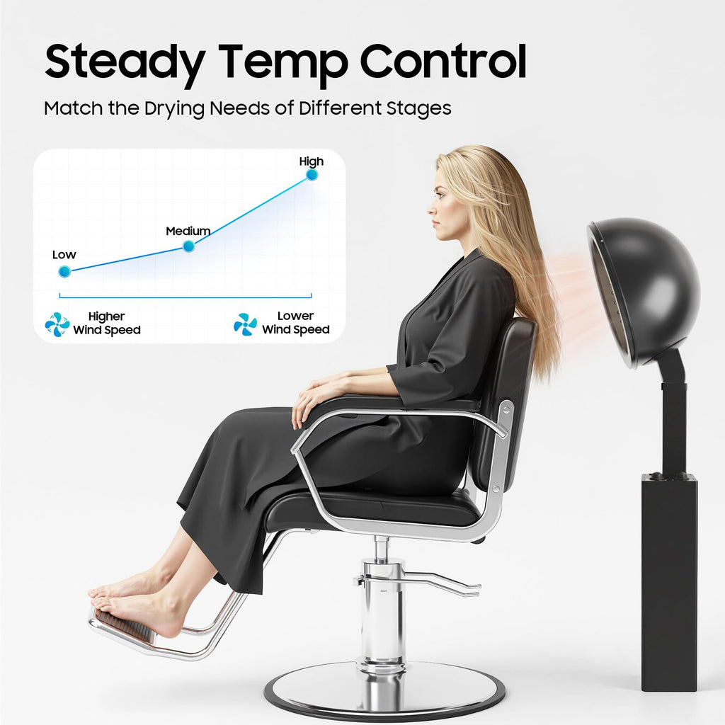 1200W Hooded Hair Dryer with Stand S54592