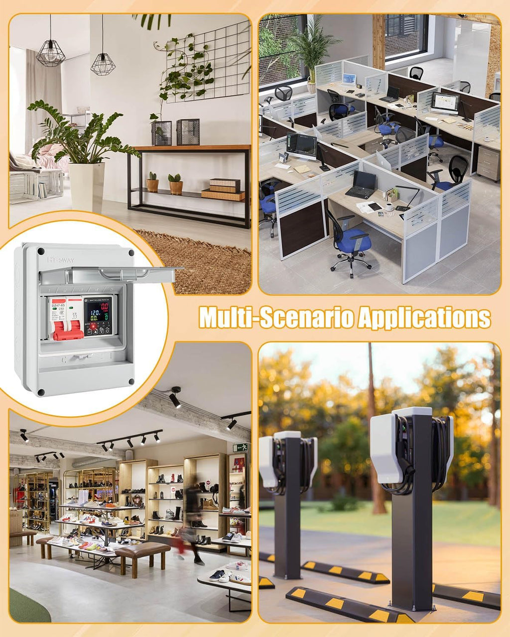 63A Power Consumption Monitoring Circuit Breaker L7177