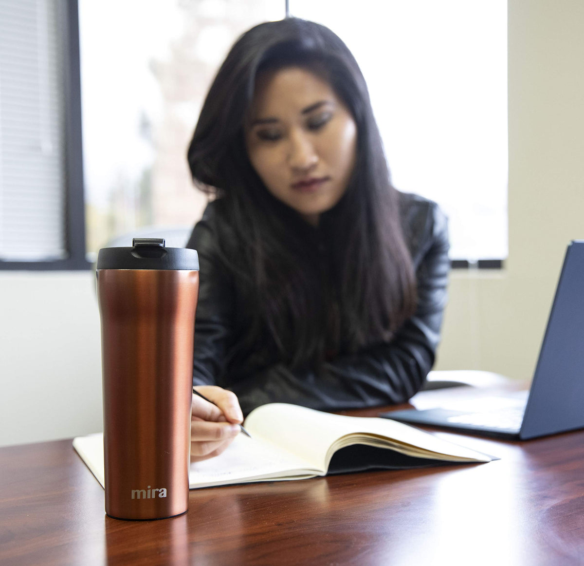 16 oz Stainless Steel Insulated Travel Mug B618