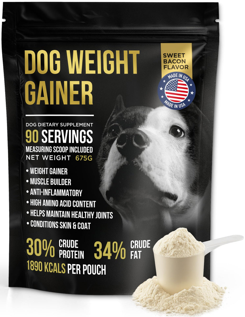 High Calorie Dog Weight Gainer 90 Servings 1.5 lbs Z25289