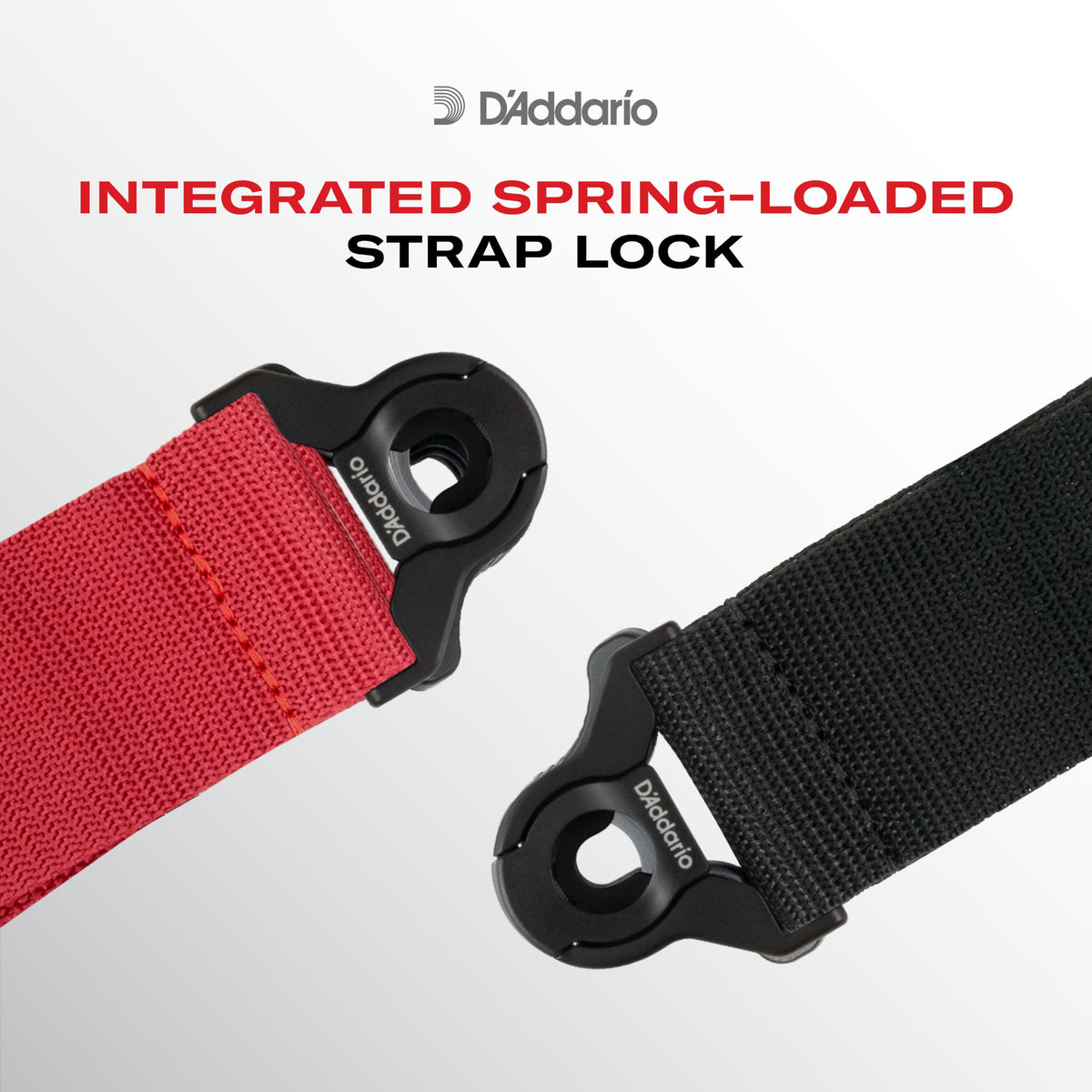 Black Leather Guitar Strap T3533